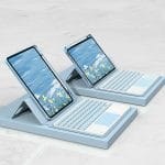 Sky blue With Touch pad