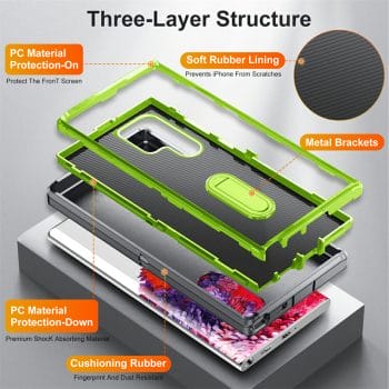Heavy Duty Shockproof Kickstand Armour Case for Samsung Galaxy S22 Series and A 53 10