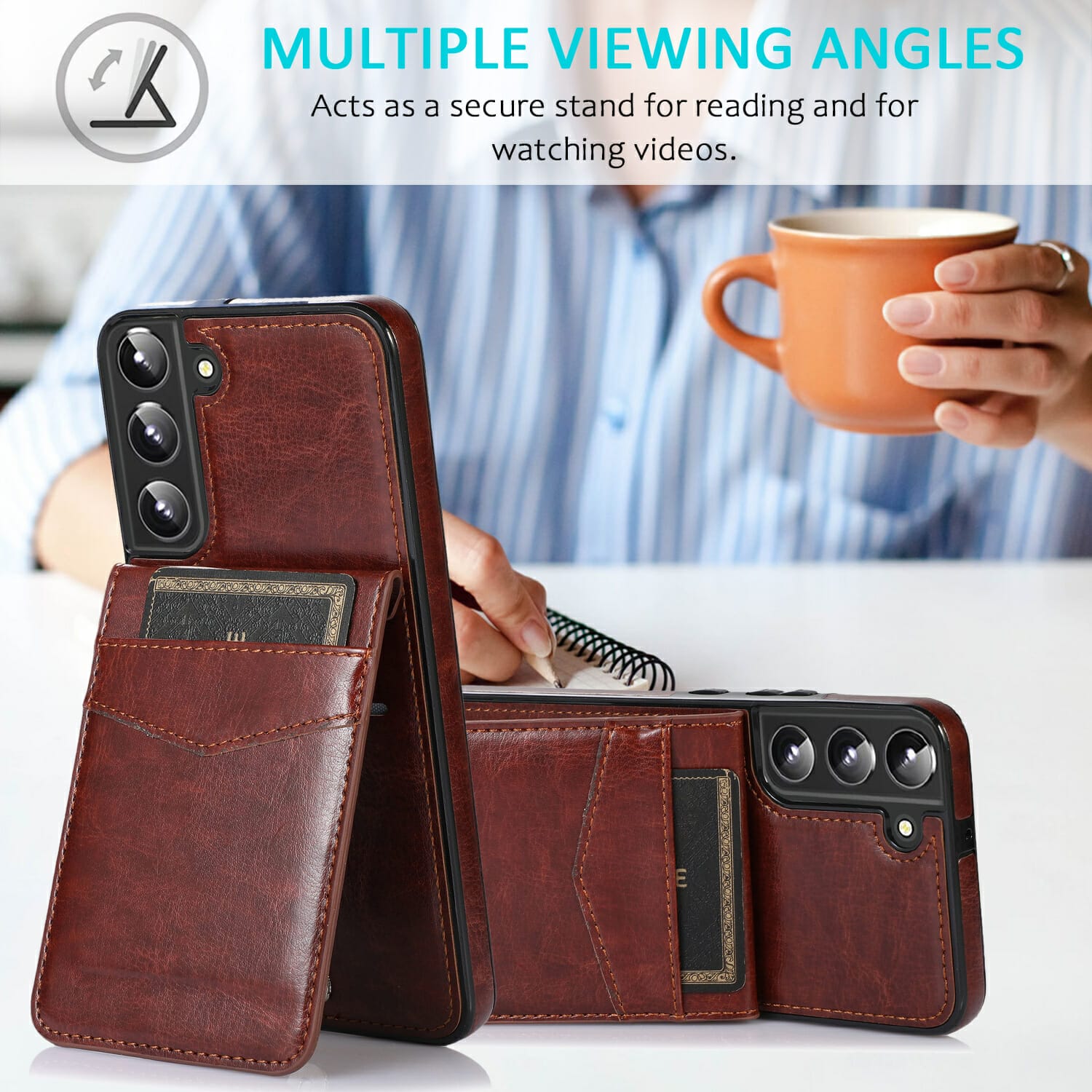 240337-yomeyf.jpg Luxury Leather Wallet Case For Samsung Galaxy S Series Note Series and A Series Phone 4