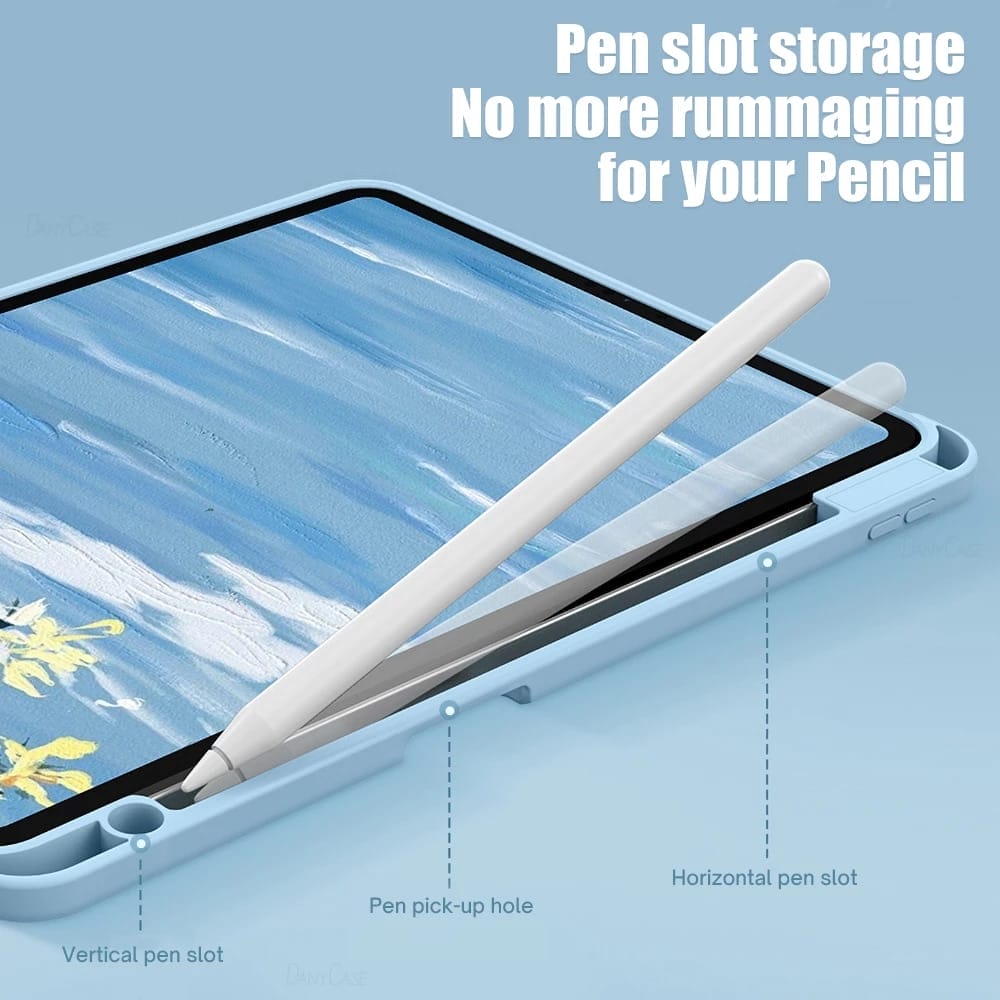 Magnetic Flip Case For iPad With Wireless Keyboard 6