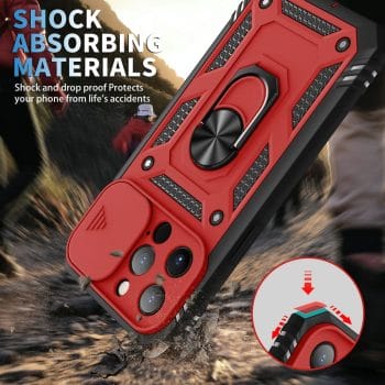 Shockproof Rugged Camera Lens Protection Case With Ring Holder kickstand for iPhone 4 Shockproof Rugged Camera Lens Protection Case With Ring Holder kickstand for iPhone 9