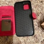 Luxury Zipper Wallet Leather Case For iPhone photo review