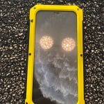 The Armour Dustproof Shockproof Tempered glass Metal Cover For iPhone photo review