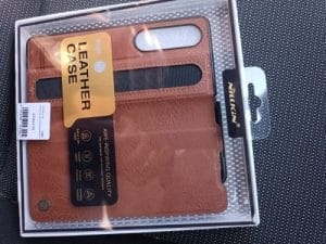 Luxury Leather Kickstand Case With S-Pen Holder For Samsung Galaxy Z Fold 4 5G photo review