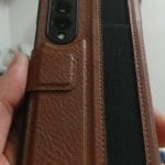 Luxury Leather Kickstand Case With S-Pen Holder For Samsung Galaxy Z Fold 4 5G photo review
