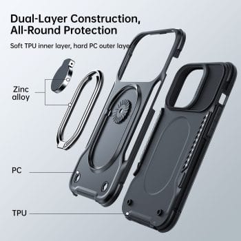 Armour iPhone 14 Series Heavy Duty Protective Case with Magnetic Ring Holder Stand 1 Armour iPhone 14 Series Heavy Duty Protective Case with Magnetic Ring Holder Stand 7