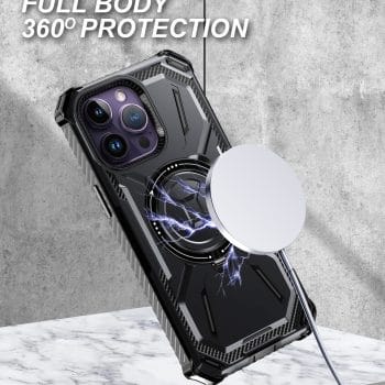 Heavy Duty Shockproof Dustproof Case for iPhone With MagSafe Metal Magnetic Ring Kickstand 1 Heavy Duty Shockproof Dustproof Case for iPhone With MagSafe Metal Magnetic Ring Kickstand 7