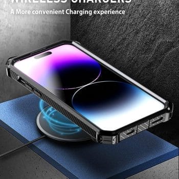 Heavy Duty Shockproof Dustproof Case for iPhone With MagSafe Metal Magnetic Ring Kickstand 9