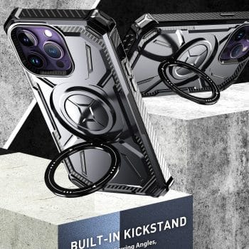 Heavy Duty Shockproof Dustproof Case for iPhone With MagSafe Metal Magnetic Ring Kickstand 4 Heavy Duty Shockproof Dustproof Case for iPhone With MagSafe Metal Magnetic Ring Kickstand 10