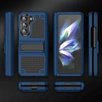 Armour-Z Shockproof Dust Resistant Hinge Protection Kickstand Case for Samsung Galaxy Z Fold 5 3 Armour-Z Shockproof Dust Resistant Hinge Protection Kickstand Case for Samsung Galaxy Z Fold 5 9