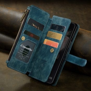 Armour Leather Wallet Flip Case for Samsung Galaxy Z Fold Series 9