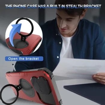 Heavy Duty Metal Armour Case For iPhone With Screen Protector Kickstand and Camera Protection 4 Heavy Duty Metal Armour Case For iPhone With Screen Protector Kickstand and Camera Protection 9