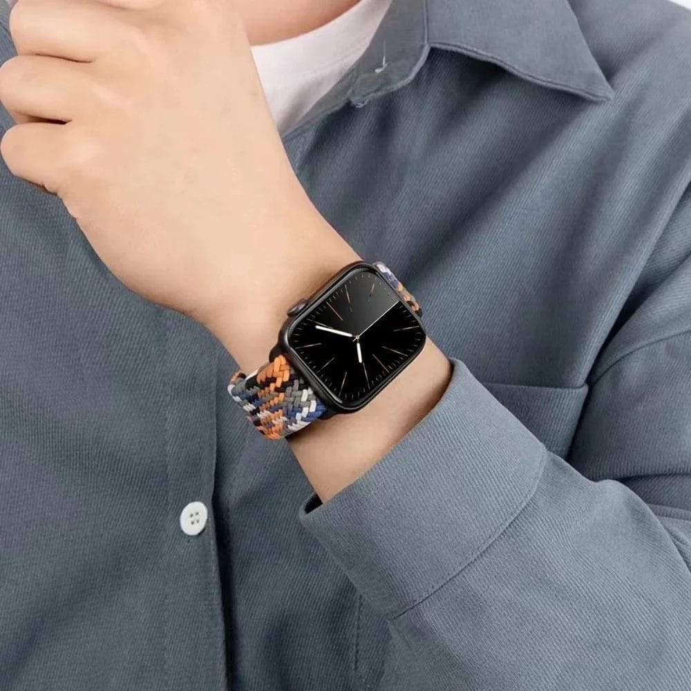 Woven Nylon Apple Watch Band with Magnetic Clasp 2