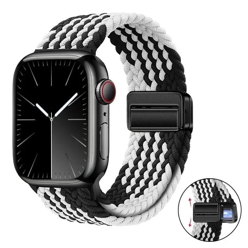 Woven Nylon Apple Watch Band with Magnetic Clasp 6