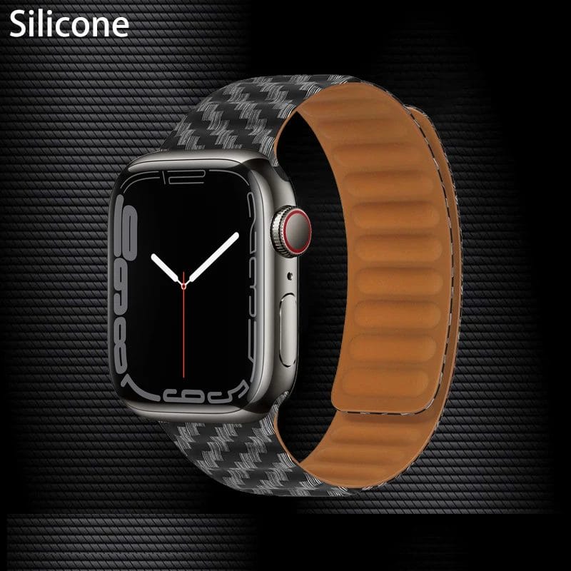 Leather Magnetic Link Apple Watch Band 6