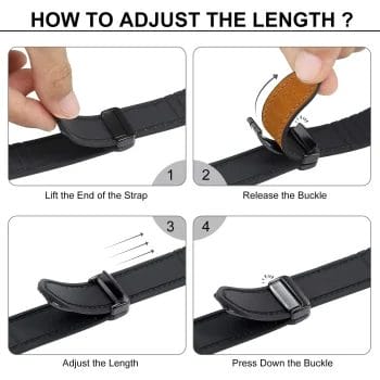 Luxury Genuine Leather Apple Watch Band with Magnetic Clasp 11