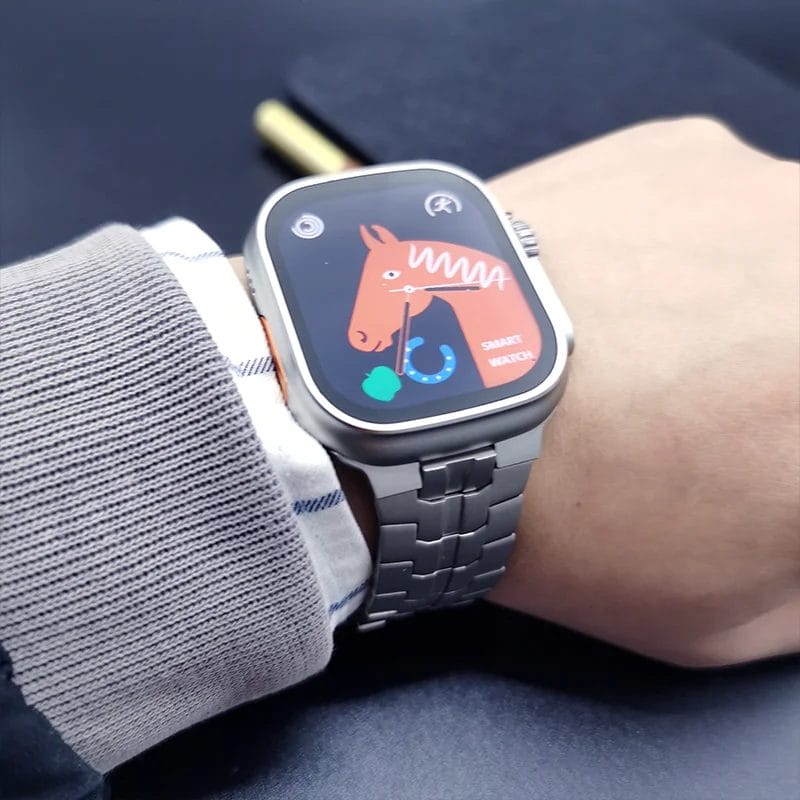 Luxury Titanium Alloy Tough Apple Watch Band 5