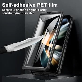 Heavy Duty Samsung Galaxy Z Fold 5 Case With Camera Lens Cover S Pen Holder & Hinge Protection 9