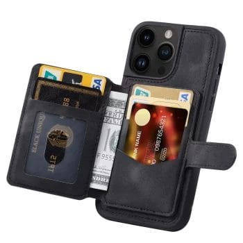 Luxury Leather Card Holder Case for iPhone TAC-2 8