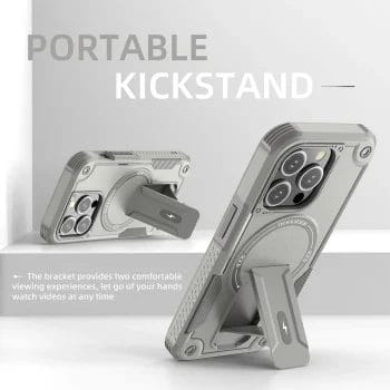 Magsafe Magnetic Wireless Charge Case For iPhone With Kickstand - MEG1 9