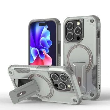 Magsafe Magnetic Wireless Charge Case For iPhone With Kickstand - MEG1