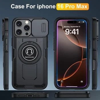 Ultra Shield Military Grade Shockproof iPhone Magnetic Ring Case With Camera Protection 4 Ultra Shield Military Grade Shockproof iPhone Magnetic Ring Case With Camera Protection 8