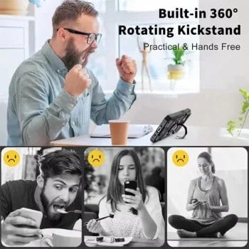 TitanGuard Elite Pro Shockproof iPhone Case with Card Holder & Metal Ring Kickstand 4 TitanGuard Elite Pro Shockproof iPhone Case with Card Holder & Metal Ring Kickstand 9