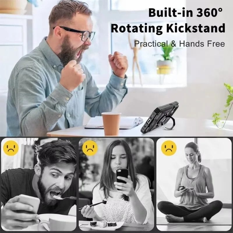 337309-6lb7xk.jpg TitanGuard Elite Pro Shockproof iPhone Case with Card Holder & Metal Ring Kickstand 5