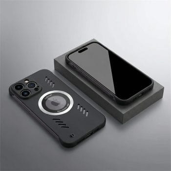 Aero-Mag Frameless Cooling Magnetic MagSafe Case for iPhone – Heat-Dissipating 4 Aero-Mag Frameless Cooling Magnetic MagSafe Case for iPhone – Heat-Dissipating 11