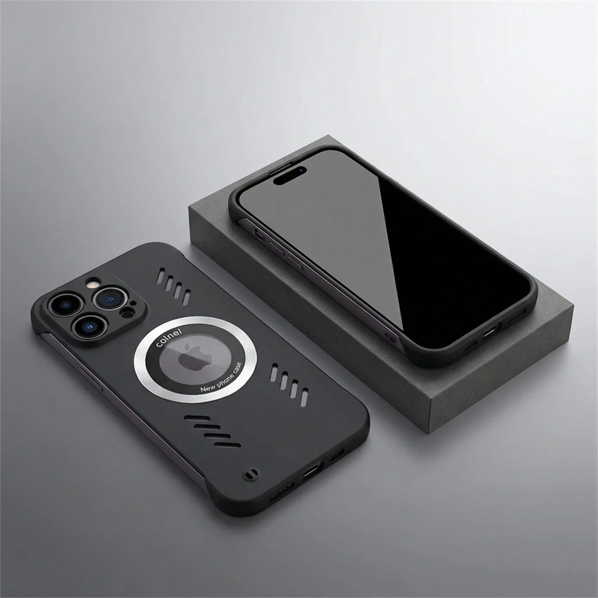 Aero-Mag Frameless Cooling Magnetic MagSafe Case for iPhone – Heat-Dissipating 5