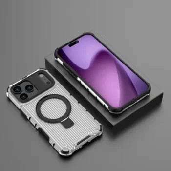 Magshield Hybrid Armour MagSafe Case for iPhone With Metal Ring Kick Stand 11