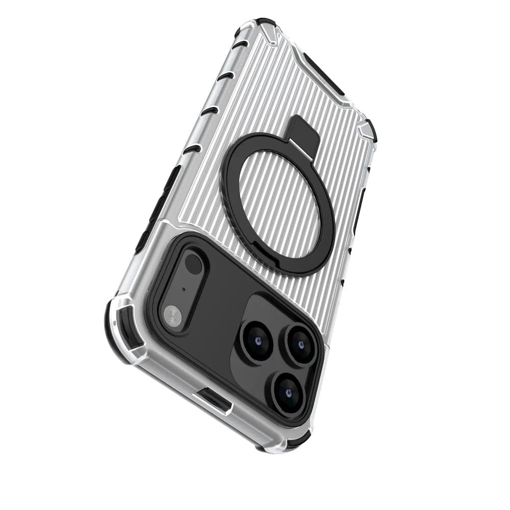 346815-roivkt.jpg Magshield Hybrid Armour MagSafe Case for iPhone With Metal Ring Kick Stand 2