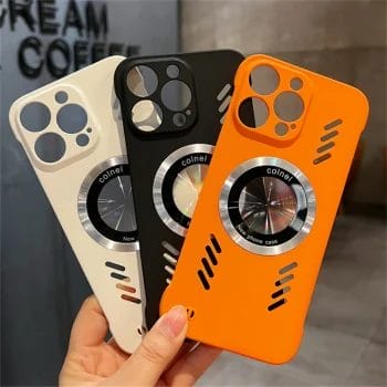 Aero-Mag Frameless Cooling Magnetic MagSafe Case for iPhone – Heat-Dissipating 6 Aero-Mag Frameless Cooling Magnetic MagSafe Case for iPhone – Heat-Dissipating 12