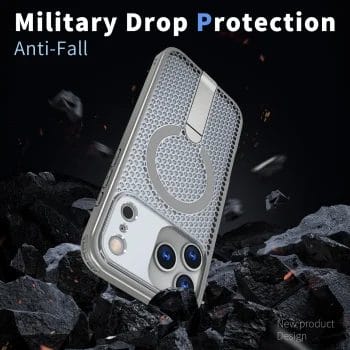 MagCool Heat Dissipation MagSafe Case for iPhone with Kickstand 3 MagCool Heat Dissipation MagSafe Case for iPhone with Kickstand 9