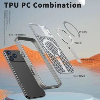 MagCool Heat Dissipation MagSafe Case for iPhone with Kickstand 4 MagCool Heat Dissipation MagSafe Case for iPhone with Kickstand 10