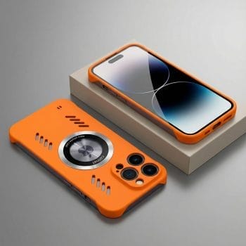 Aero-Mag Frameless Cooling Magnetic MagSafe Case for iPhone – Heat-Dissipating 6 Aero-Mag Frameless Cooling Magnetic MagSafe Case for iPhone – Heat-Dissipating 13