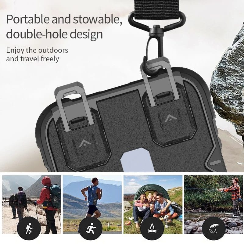 348414-lsnula.jpg Matrix Armor Magnetic Kickstand iPhone Case with Lanyard | Heavy-Duty Shockproof Cover 6