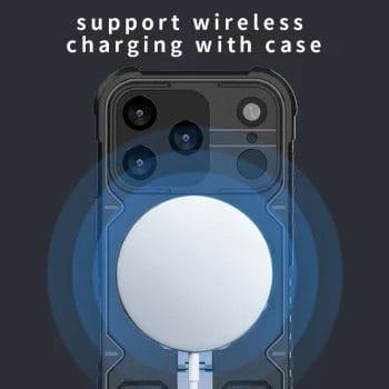 Matrix Armor Magnetic Kickstand iPhone Case with Lanyard | Heavy-Duty Shockproof Cover 10