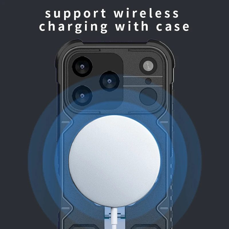 348414-rwuy3v.jpg Matrix Armor Magnetic Kickstand iPhone Case with Lanyard | Heavy-Duty Shockproof Cover 5