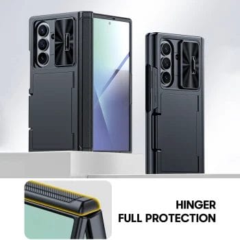 Titan Guard Samsung Galaxy Z Fold 7 Case With RFID Card holder Wallet Plus Hinge & Camera Cover 3 Titan Guard Samsung Galaxy Z Fold 7 Case With RFID Card holder Wallet Plus Hinge & Camera Cover 9