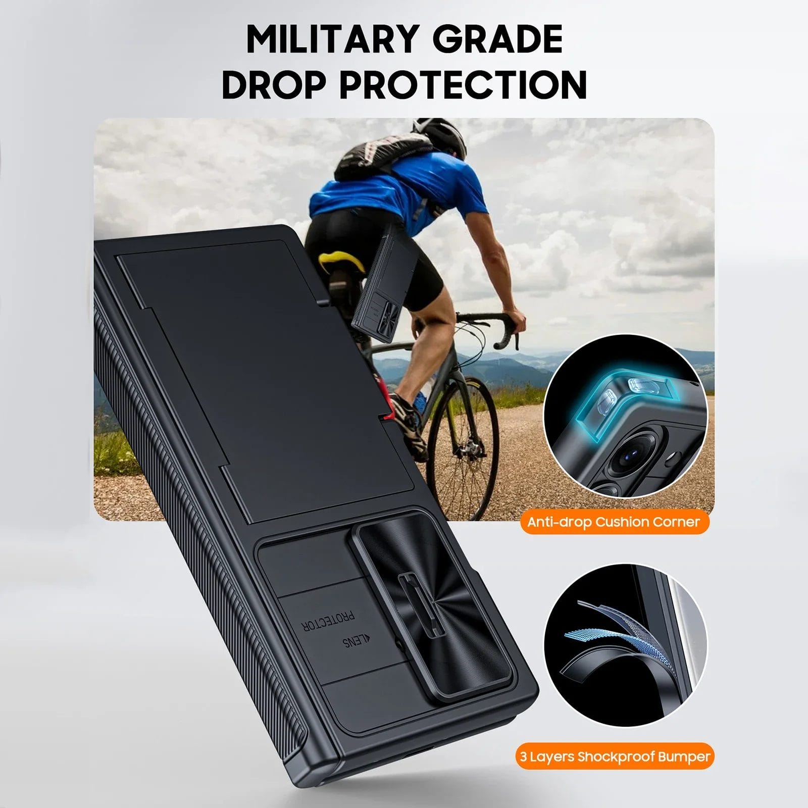 348531-fxbakm.png Titan Guard Samsung Galaxy Z Fold 7 Case With RFID Card holder Wallet Plus Hinge & Camera Cover 6