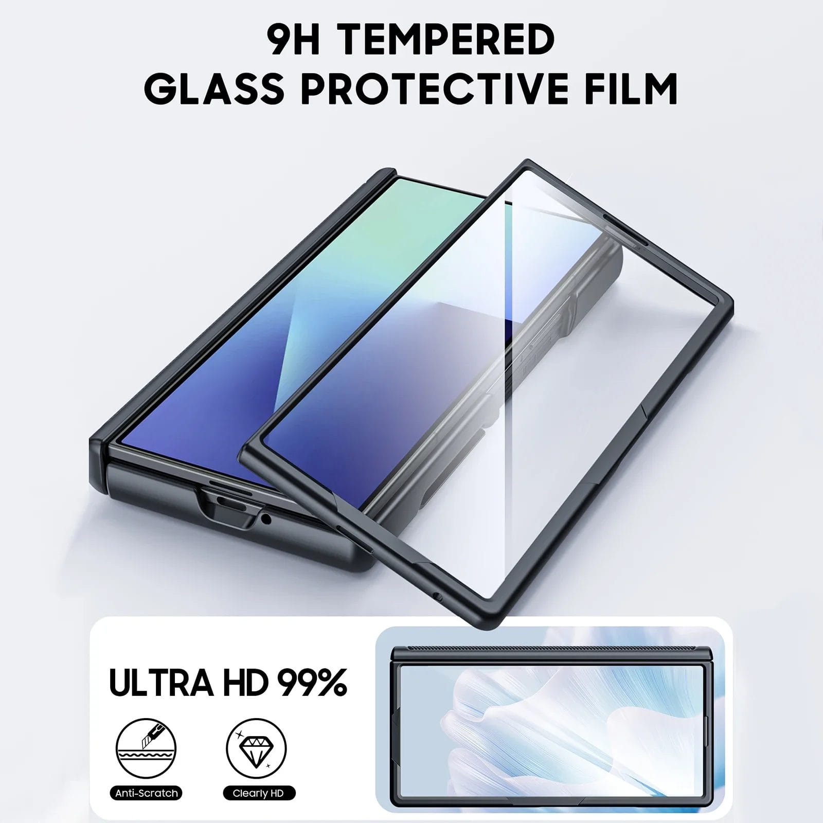 348531-kk26gs.png Titan Guard Samsung Galaxy Z Fold 7 Case With RFID Card holder Wallet Plus Hinge & Camera Cover 2