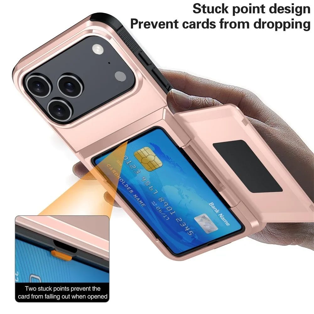 Titan Guard Wallet Phone Case with Hidden Card Holder | Shockproof Protective Case 6